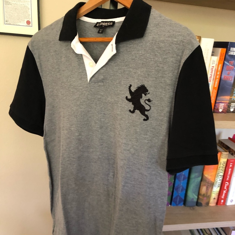 Mens Express Logo Polo